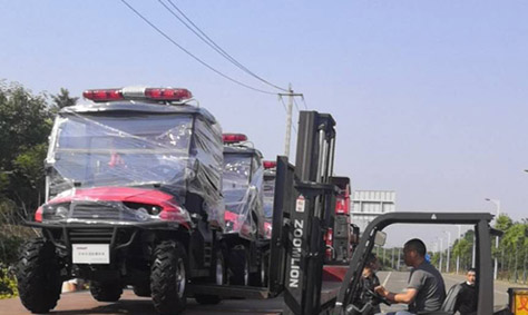 5輛消防摩托車投入使用 5輛消防摩托車投入使用