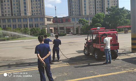 四輪消防摩托車助力云夢縣消防大隊 四輪消防摩托車助力云夢縣消防大隊