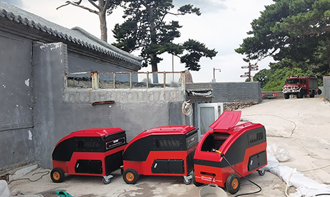 電動式高壓細水霧 筑牢景區(qū)安全防線 電動式高壓細水霧 筑牢景區(qū)安全防線